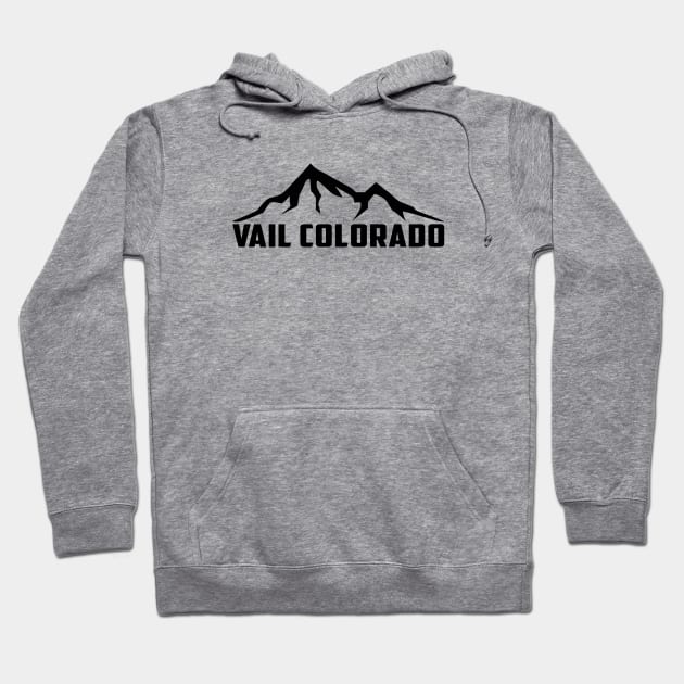 Vail Colorado Skiing Ski Hoodie by heybert00